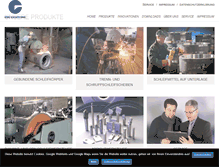 Tablet Screenshot of goebel-schleiftechnik.de
